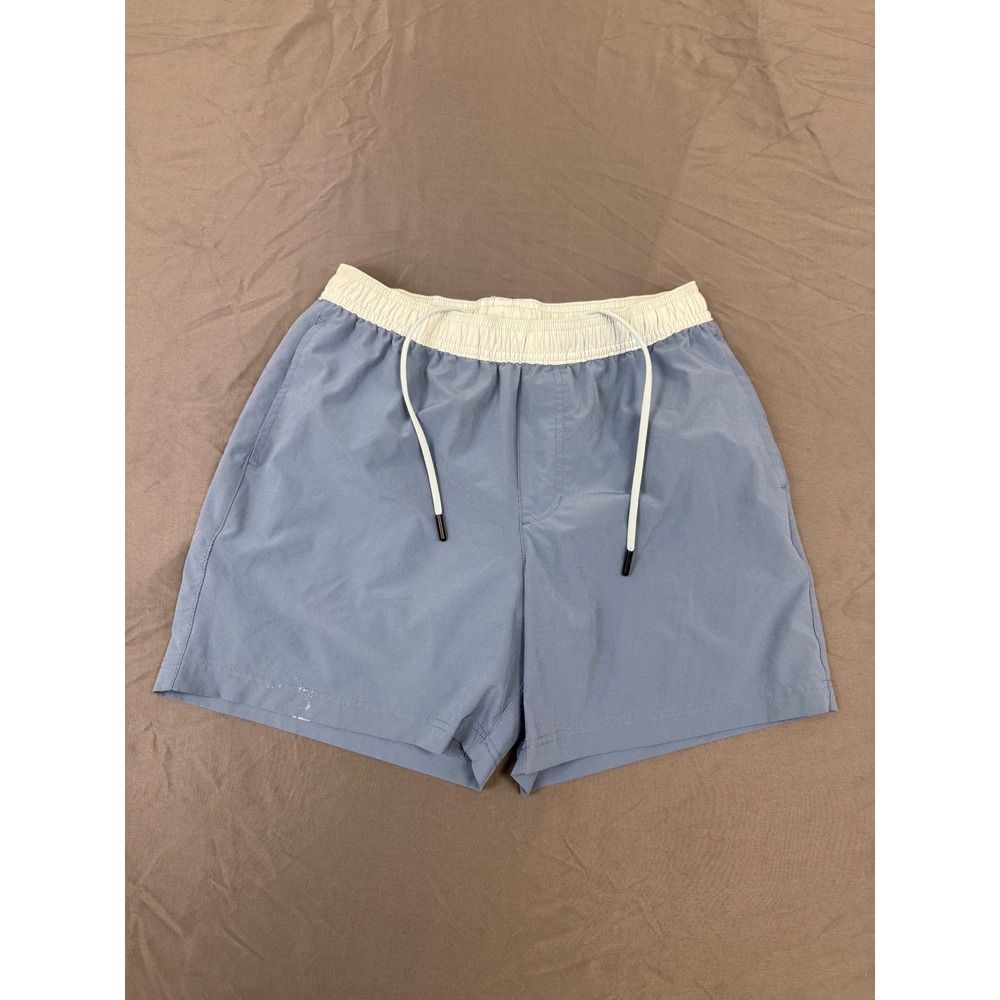 Chubbies Mens Everywear Shorts Blue 5.5 Inseam Lined Elastic Waist Size Small